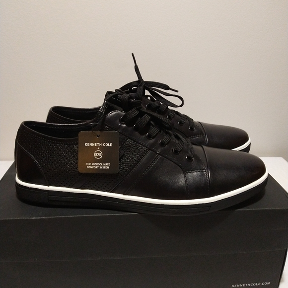 Kenneth Cole Other - Kenneth Cole Initial Step Leather Low Top Sneakers